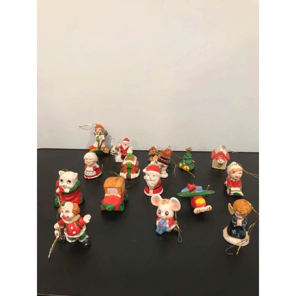 Vintage Ceramic Christmas Ornaments 16